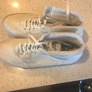 WHITE VANS HIGH TOPS